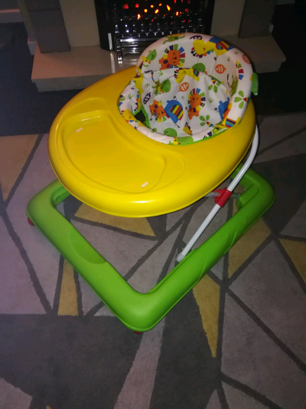 wooden baby walker asda